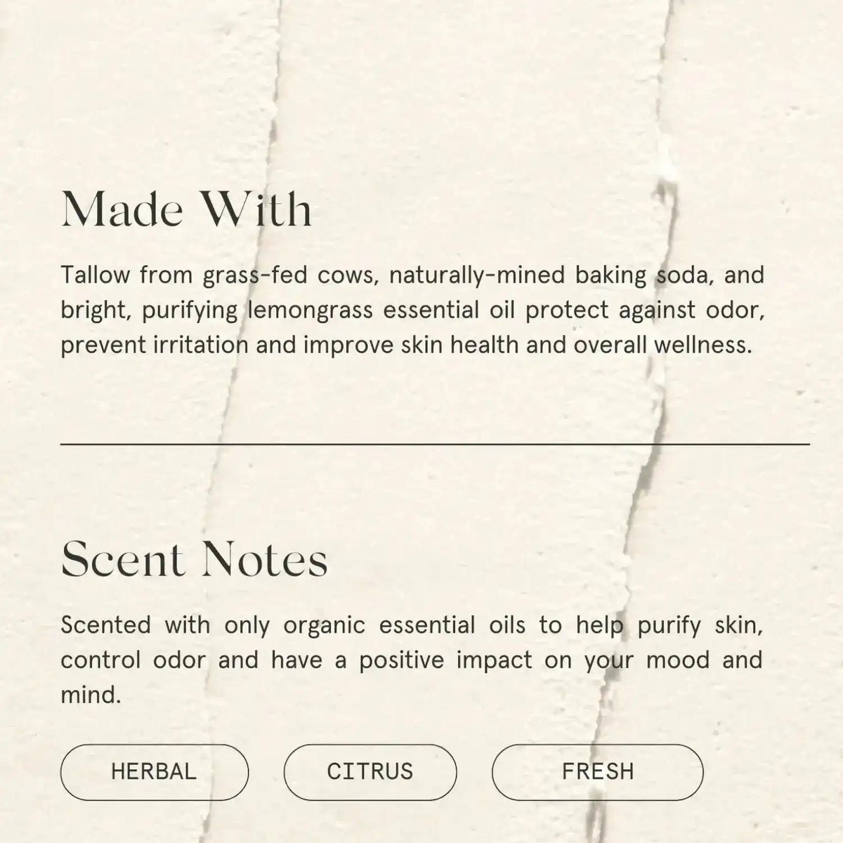 Lemongrass Deodorant